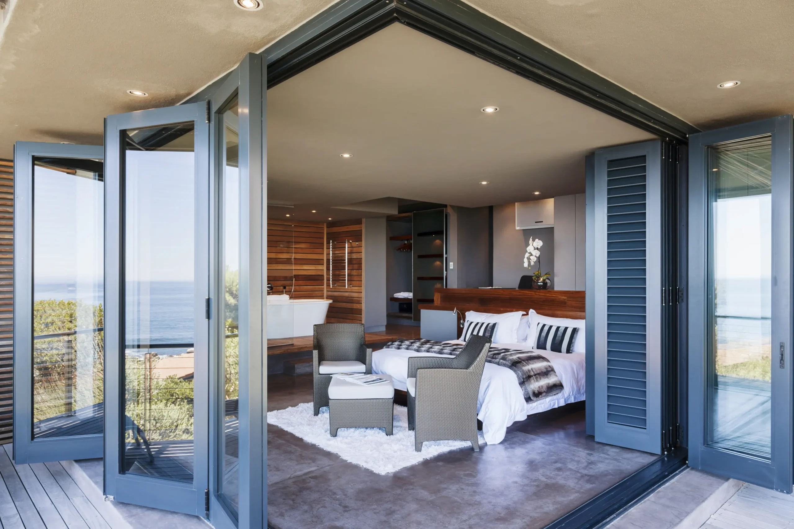 Bi-fold French doors