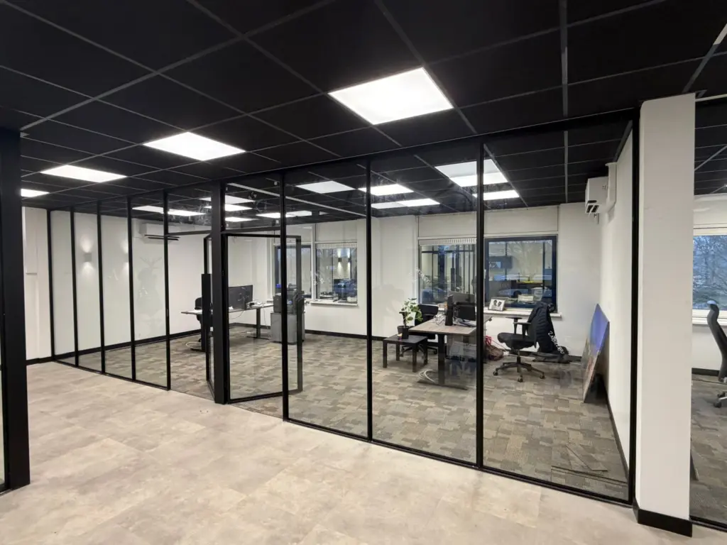 Office glass walls
